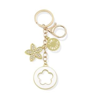 NWOT Fashion Flower Clover Keychain💖
